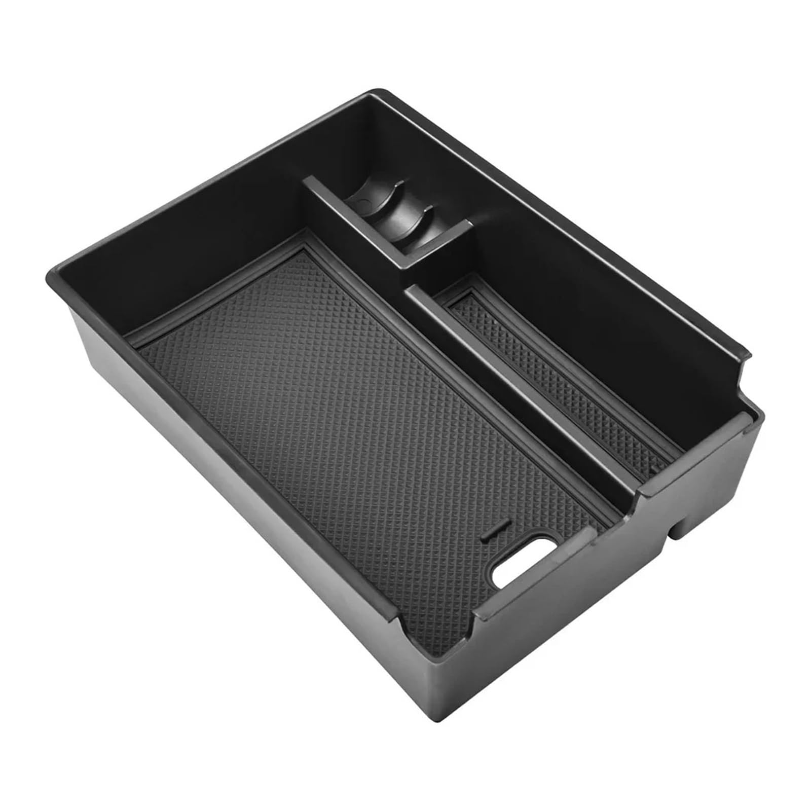 Mittelkonsole Panel Für Kia Für Sportage 5th 2023 2024 Auto Center Console Tray Center Console Organizer Armlehne Storage Box ABS Mittelkonsole Frame(Black) von KWAYA