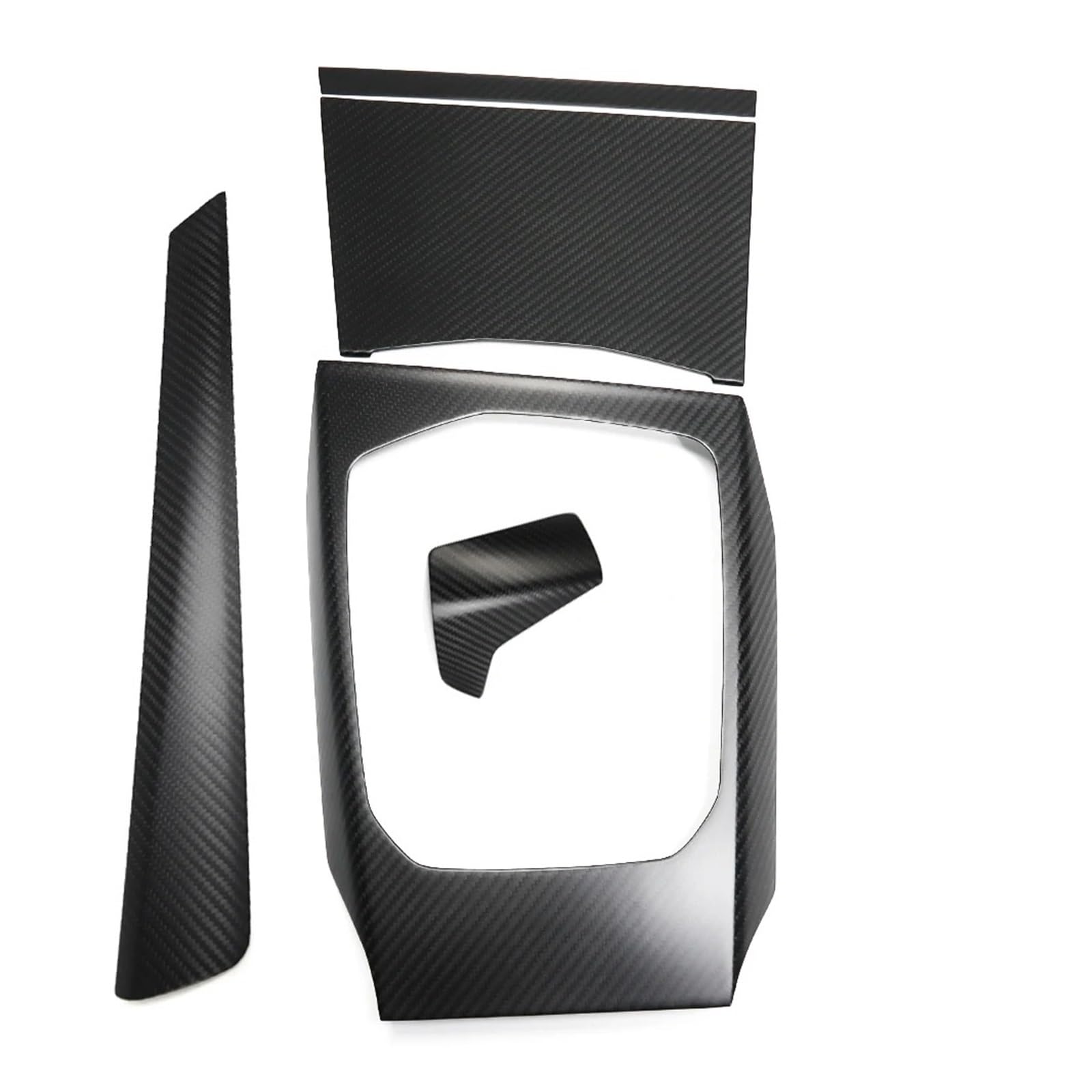Mittelkonsole Panel Für M3 Für M4 G80 G82 G83 2021 2022 Auto LHD RHD Mittelkonsole Armaturenbrett Seitenluft AC Vent Gear Panel Carbon Trim Mittelkonsole Frame(Matte 5pcs Set A,RHD) von KWAYA