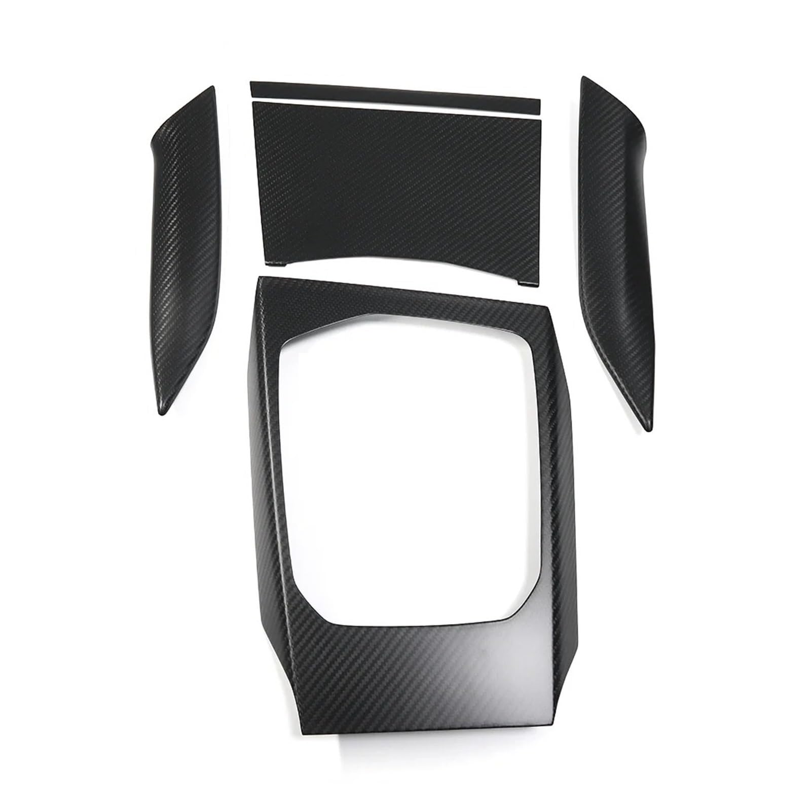 Mittelkonsole Panel Für M3 Für M4 G80 G82 G83 2021 2022 Auto LHD RHD Mittelkonsole Armaturenbrett Seitenluft AC Vent Gear Panel Carbon Trim Mittelkonsole Frame(Matte 5pcs Set B,LHD) von KWAYA