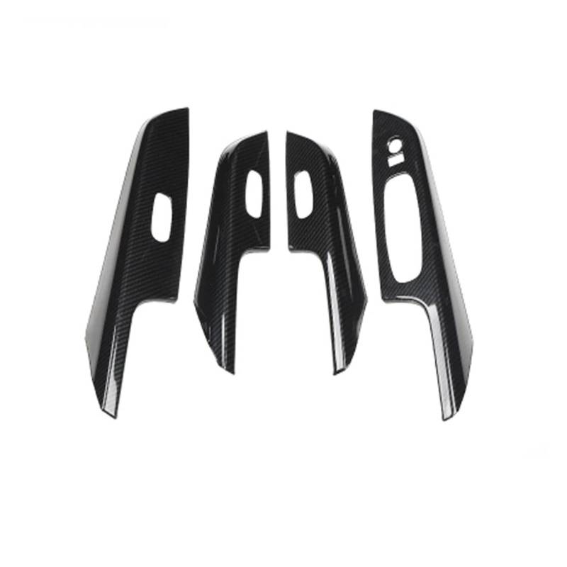 Mittelkonsole Panel Für Navara NP300 Für ST 2014-2019 Für Terra Auto LHD RHD Innentür Armlehne Fensterheber Schalter Taste Panel Abdeckung Mittelkonsole Frame(LHD ABS carbonfiber B) von KWAYA