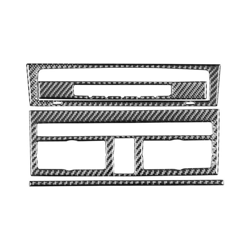 Mittelkonsole Panel Für Q7 2007-2015 Auto Zentrale Steuerung Knopf Bedienfeld Dekor Aufkleber Abdeckung Zierrahmen Carbon Innenausstattung Mittelkonsole Frame(Style A) von KWAYA