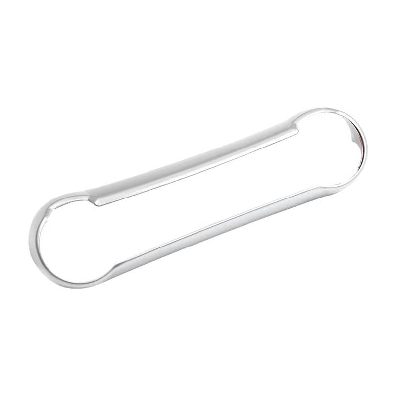 Mittelkonsole Panel Für RAV 4 XA50 Für RAV4 2019-2022 2023 2024 Auto-Mittelkonsole Klimaanlage AC-Schalter Knopffeldabdeckung ABS Mittelkonsole Frame(Silver) von KWAYA