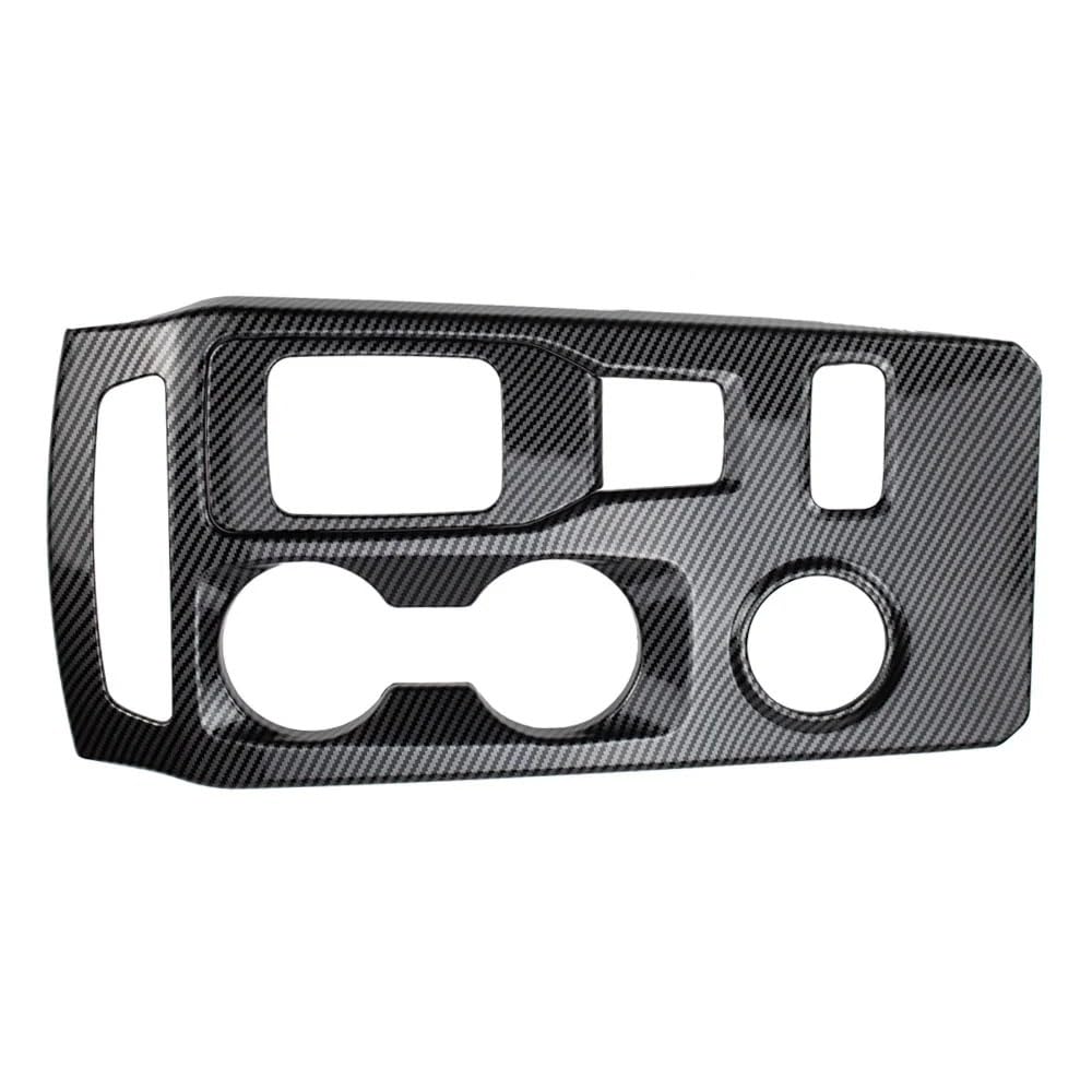 Mittelkonsole Panel Für Ranger Für Everest 2023 Auto ABS Carbon Faser Farbe Center Console Getriebe Shift Panel Abdeckung Innen Dekorative Mittelkonsole Frame(Right Drive 2 Pieces) von KWAYA