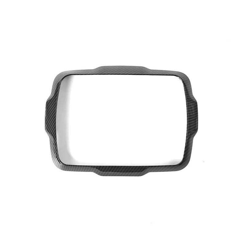 Mittelkonsole Panel Für Renegade 2018 2019 2020 2021 2022 2023 Up Auto Innen Rahmen Aufkleber GPS Navigation Dekoration Abdeckung Zubehör Mittelkonsole Frame(Carbon Fiber Grain) von KWAYA