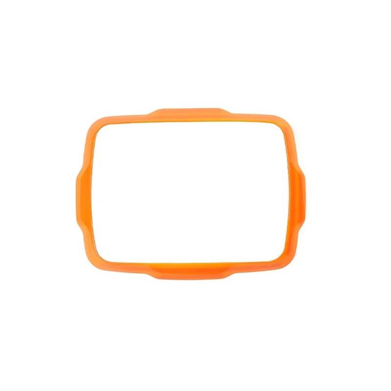 Mittelkonsole Panel Für Renegade 2018 2019 2020 2021 2022 2023 Up Auto Innen Rahmen Aufkleber GPS Navigation Dekoration Abdeckung Zubehör Mittelkonsole Frame(Orange) von KWAYA