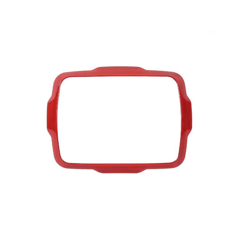 Mittelkonsole Panel Für Renegade 2018 2019 2020 2021 2022 2023 Up Auto Innen Rahmen Aufkleber GPS Navigation Dekoration Abdeckung Zubehör Mittelkonsole Frame(Red) von KWAYA