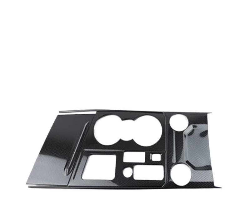 Mittelkonsole Panel Für Touareg 2019-2024 2023 Auto Mittelkonsole Abdeckung Schalthebel Cup Trim Abdeckung Rahmen Aufkleber Innen Edelstahl Mittelkonsole Frame(1 Set Trim Texture) von KWAYA