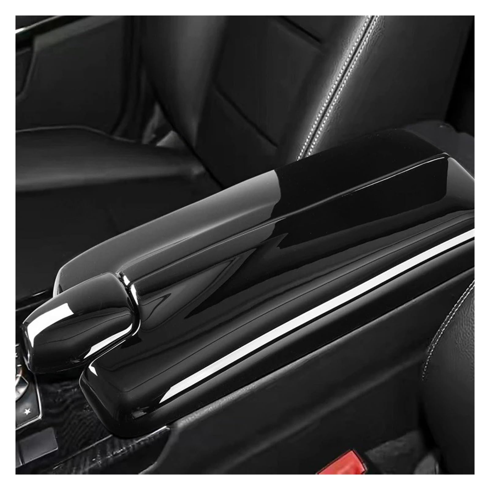 Mittelkonsole Panel Für W212 E200 E260 E300 CLS260 CLS320 2012-2017 Autorahmen Zentrale Steuerung Armlehne Box Panel Verkleidungsabdeckung Mittelkonsole Frame(Bright Black) von KWAYA