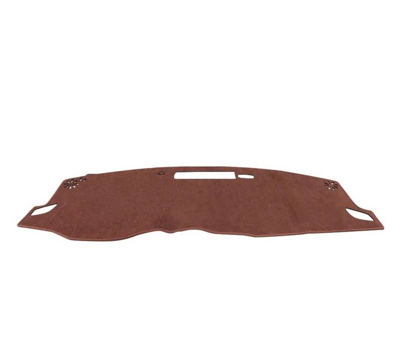 Mittelkonsole Panel Für X-Trail Für Xtrail T33 2021-2023 2024 Autoinstrumententisch rutschfeste Abdeckung Armaturenbrett Sonnenschutzmatte Mittelkonsole Frame(LHD Brown No HUD) von KWAYA