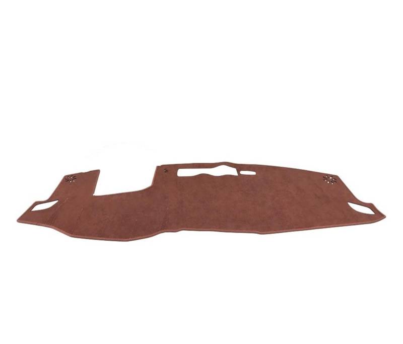 Mittelkonsole Panel Für X-Trail Für Xtrail T33 2021-2023 2024 Autoinstrumententisch rutschfeste Abdeckung Armaturenbrett Sonnenschutzmatte Mittelkonsole Frame(LHD Brown with HUD) von KWAYA