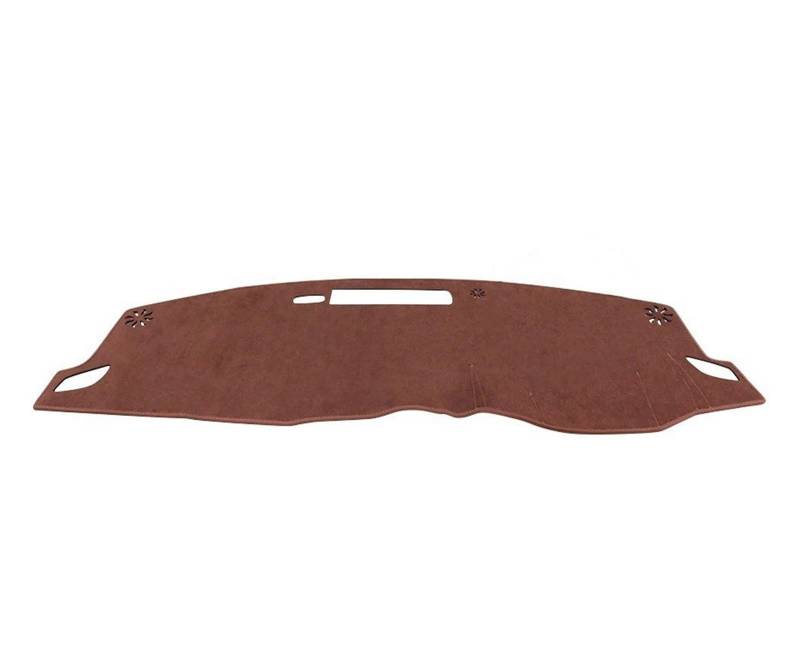 Mittelkonsole Panel Für X-Trail Für Xtrail T33 2021-2023 2024 Autoinstrumententisch rutschfeste Abdeckung Armaturenbrett Sonnenschutzmatte Mittelkonsole Frame(RHD Brown No HUD) von KWAYA
