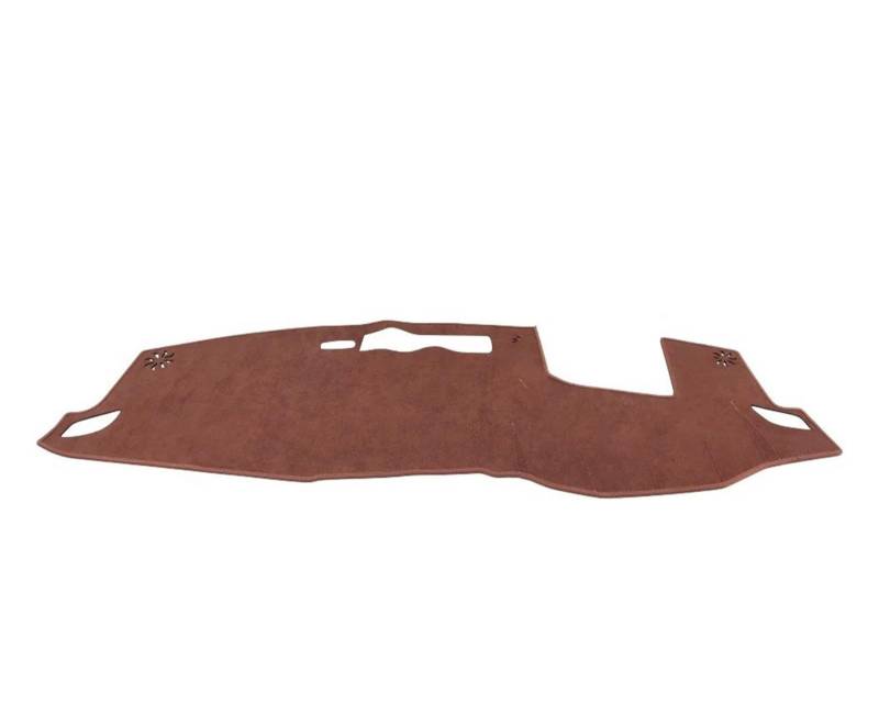 Mittelkonsole Panel Für X-Trail Für Xtrail T33 2021-2023 2024 Autoinstrumententisch rutschfeste Abdeckung Armaturenbrett Sonnenschutzmatte Mittelkonsole Frame(RHD Brown with HUD) von KWAYA
