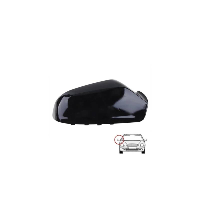 Seite Spiegel Kappen 1 Stücke Für Opel Für Vauxhall Für Astra H 2004-2009 Auto Rückspiegel Seitenspiegel Abdeckung Flügelkappe Rückspiegelkappe(Gloss Black R) von KWAYA