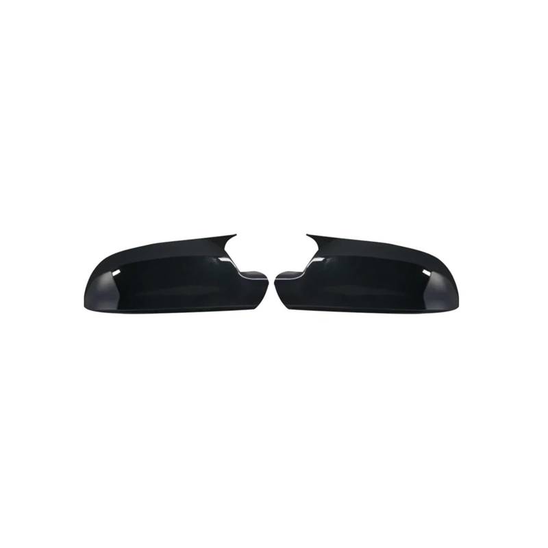 Seite Spiegel Kappen 2 Stücke Für A4 Für A5 B8.5 Für A3 Für A6 C6 Für Q3 Autotür Seitenspiegelkappen Carbon Look Schwarz Rückspiegelkappe(Bright Black) von KWAYA
