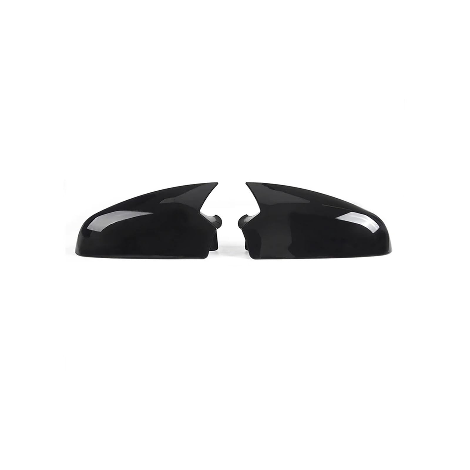 Seite Spiegel Kappen 2 Stücke Für Opel Für Vauxhall Für Astra H 2004 2005 2006 2007 2008 2009 Auto Außenspiegelabdeckung Rückspiegelkappe(Gloosy Black) von KWAYA
