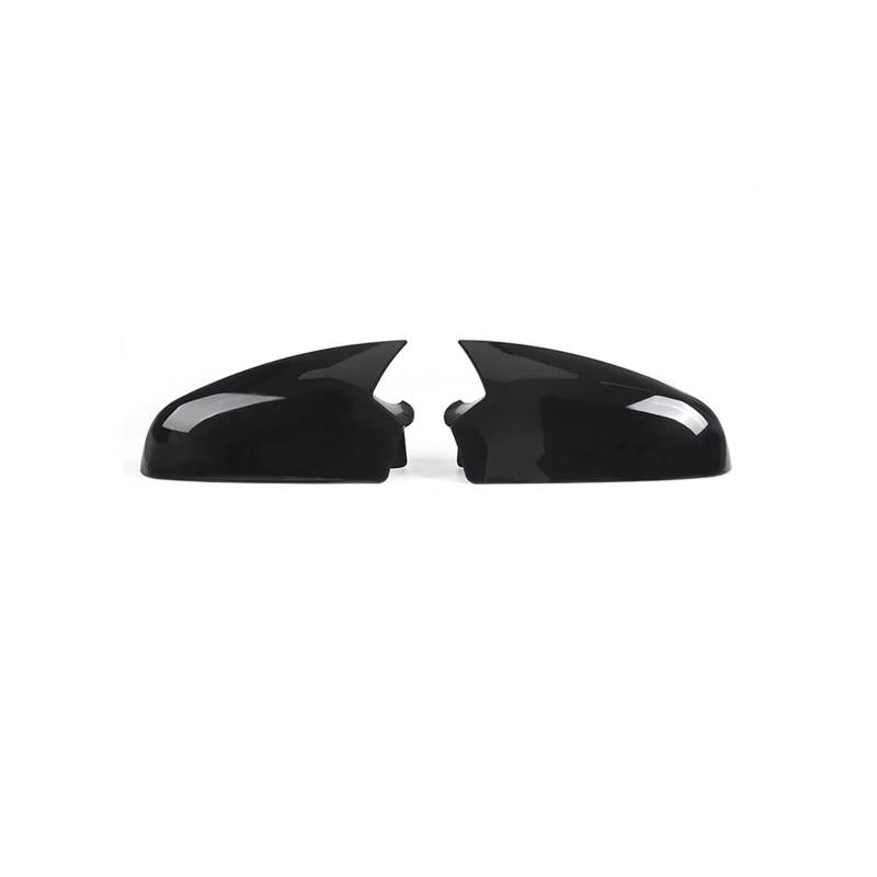 Seite Spiegel Kappen 2 Stücke Für Opel Für Vauxhall Für Astra H 2004 2005 2006 2007 2008 2009 Auto Außenspiegelabdeckung Rückspiegelkappe(Gloosy Black) von KWAYA