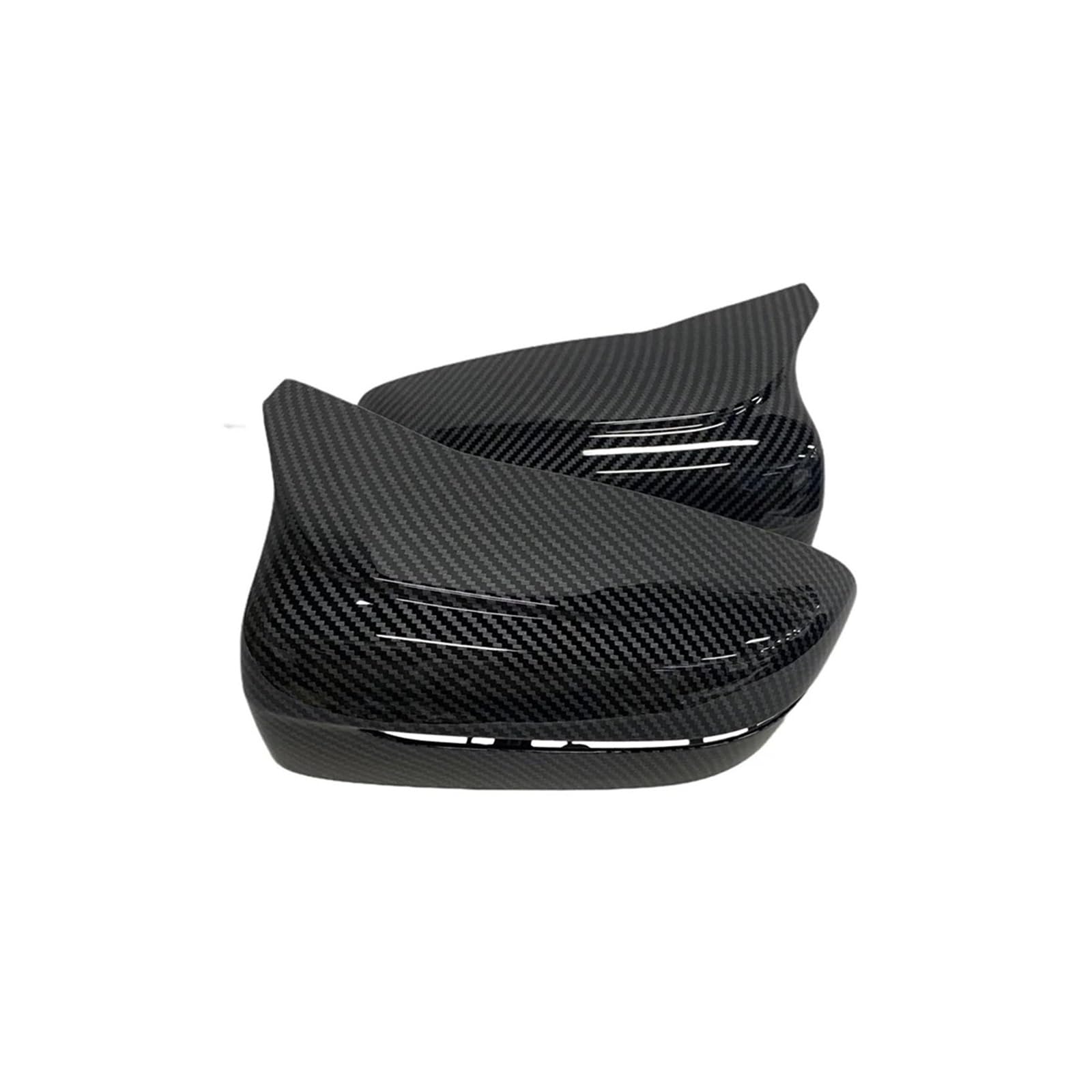 Seite Spiegel Kappen 2Pcs Für 3 4 5 7 8 Serie G20 G21 G28 G11 G12 G14 G15 G16 G30 G31 G38 G22 Auto Rückspiegel Abdeckung Rückspiegelkappe(Carbon Fiber Pattern) von KWAYA