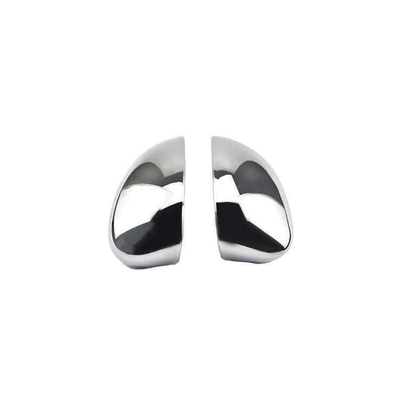 Seite Spiegel Kappen 2Pcs Für FIAT 500 2007-2020 Auto Rückspiegel Abdeckung Flügel Links Rechts Rückspiegelkappe(Chrome Pair) von KWAYA