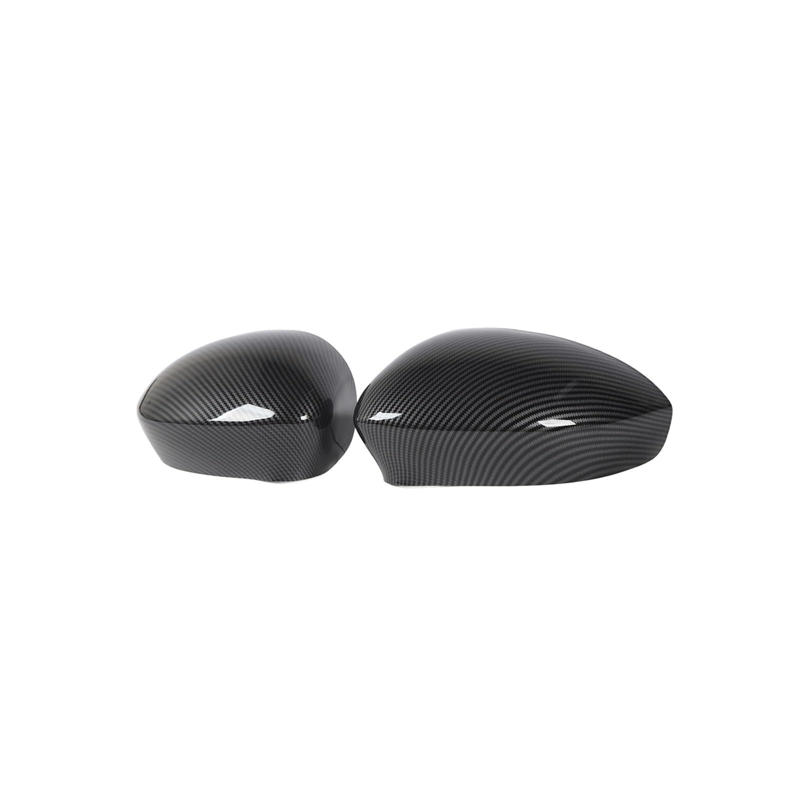Seite Spiegel Kappen 2Pcs Für FIAT 500 2007-2020 Auto Rückspiegel Abdeckung Links Rechts Rückspiegelkappe(Carbon Fiber Pattern) von KWAYA