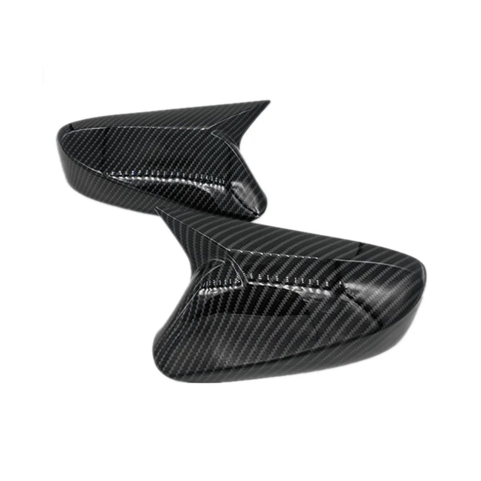 Seite Spiegel Kappen 2Pcs Für Hyundai Für Accent Für Solaris I 2012-2017 1st Generation 2010-2014 Auto Rückspiegel Abdeckung Rückspiegelkappe(Carbon Without Light) von KWAYA