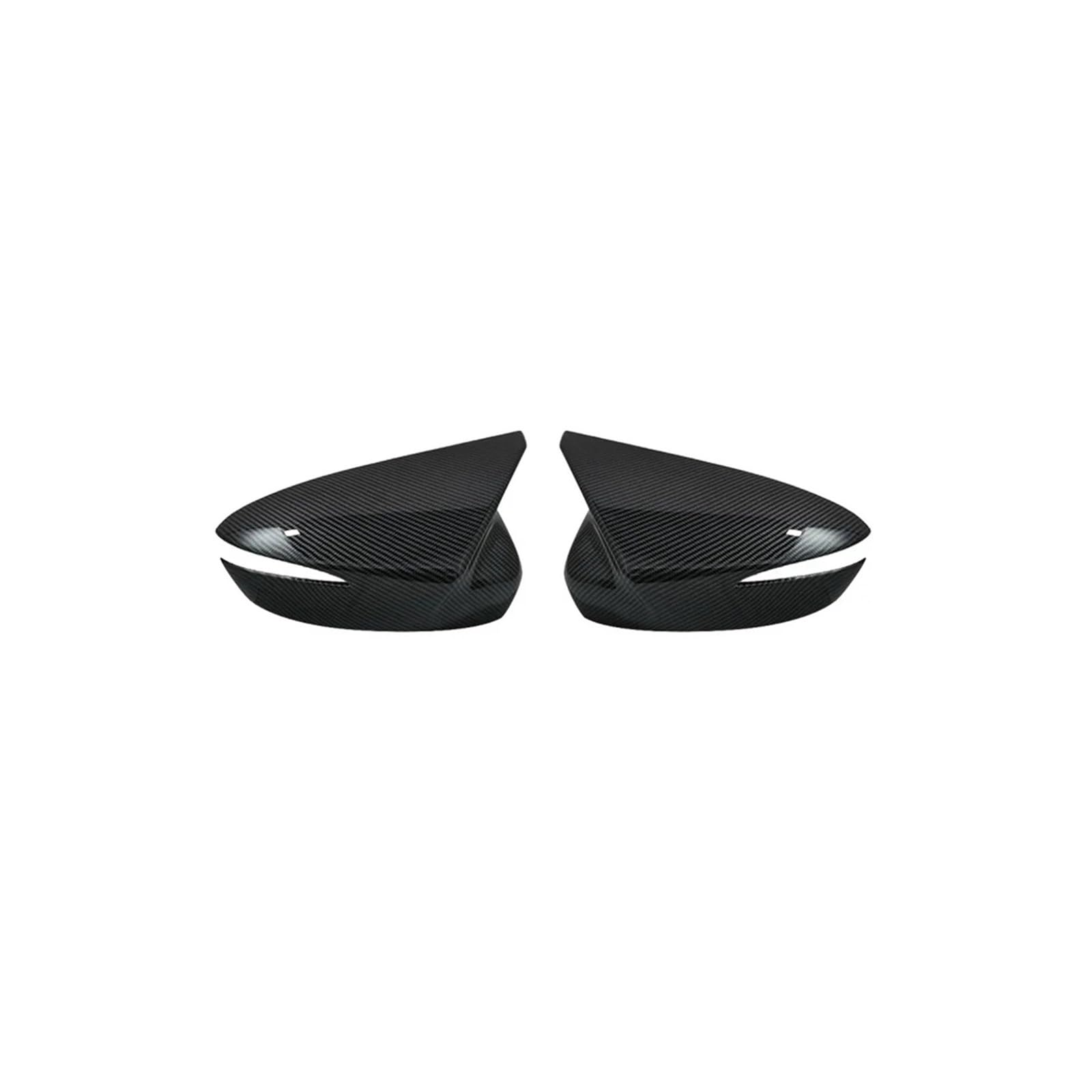 Seite Spiegel Kappen 2Pcs Für Mazda Für CX-3 Für CX-4 Für CX-5 CX3 CX4 CX5 2015 + Auto Rückspiegel Kappe Rückspiegelkappe(Carbon Fiber Pattern) von KWAYA