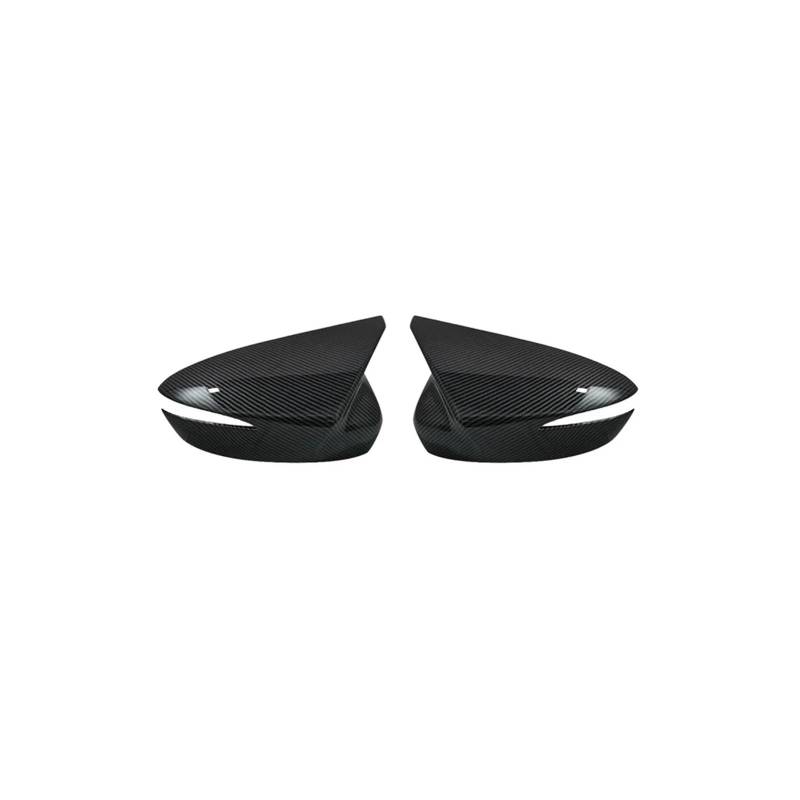 Seite Spiegel Kappen 2Pcs Für Mazda Für CX-3 Für CX-4 Für CX-5 CX3 CX4 CX5 2015 + Auto Rückspiegel Kappe Rückspiegelkappe(Carbon Fiber Pattern) von KWAYA