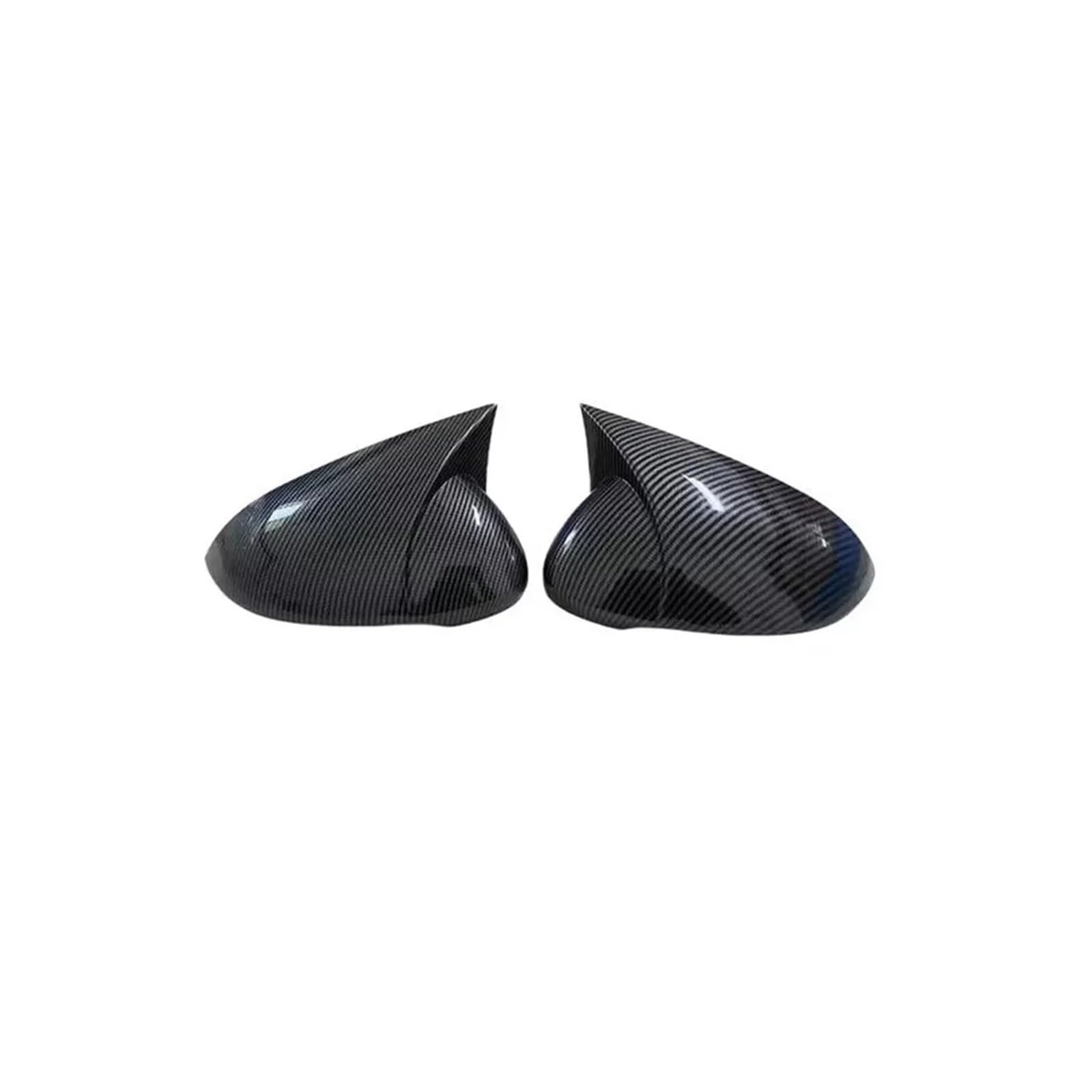 Seite Spiegel Kappen 2Pcs Für Passat B8 2017-2019 Auto Aufkleber Rückspiegel Seite Spiegel Abdeckung Flügel Kappe Trim Carbon Rückspiegelkappe(Carbon) von KWAYA