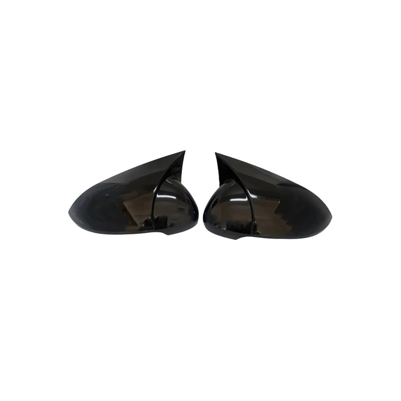 Seite Spiegel Kappen 2Pcs Für Passat B8 2017-2019 Auto Rück Seite Spiegel Abdeckung Fall Trim Carbon Rückspiegelkappe(Gloss Black) von KWAYA