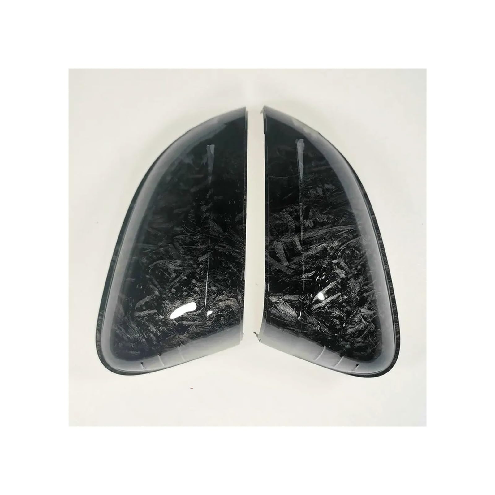 Seite Spiegel Kappen 2Pcs Für Passat B8 Für Variante Für Arteon 2016 2017 2018 2019 Auto Seite Spiegel Kappen Geschmiedet Carbon Rückspiegelkappe(No blind Spot Hole) von KWAYA