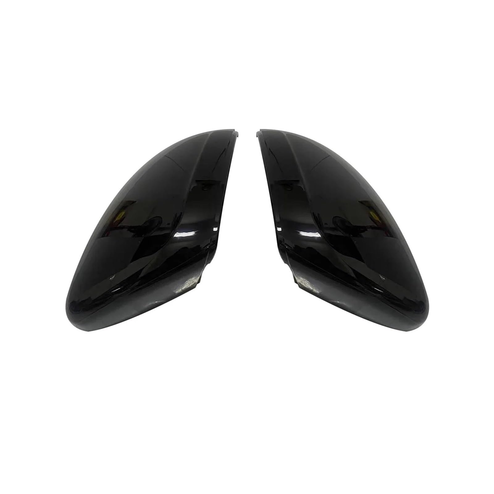 Seite Spiegel Kappen 2Pcs Für Peugeot 208 2008 2012-2018 Auto Rückspiegel Abdeckung Borte Links Rechts Rückspiegelkappe(Black) von KWAYA