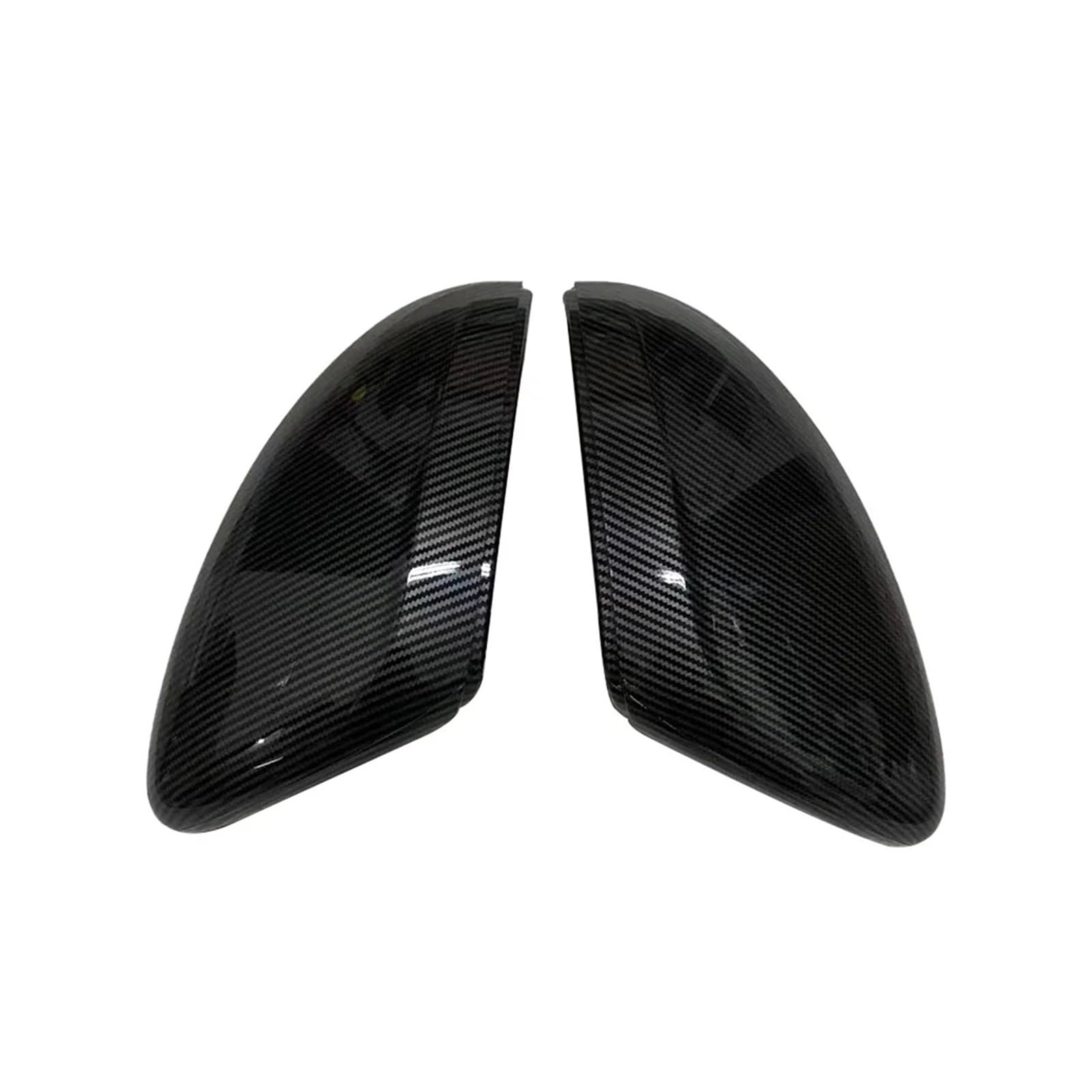 Seite Spiegel Kappen 2Pcs Für Peugeot 208 2008 2012-2018 Auto Rückspiegel Abdeckung Borte Links Rechts Rückspiegelkappe(Carbon) von KWAYA