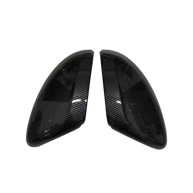 Seite Spiegel Kappen 2Pcs Für Peugeot 208 2008 2012-2018 Auto Rückspiegel Abdeckung Borte Links Rechts Rückspiegelkappe(Carbon) von KWAYA