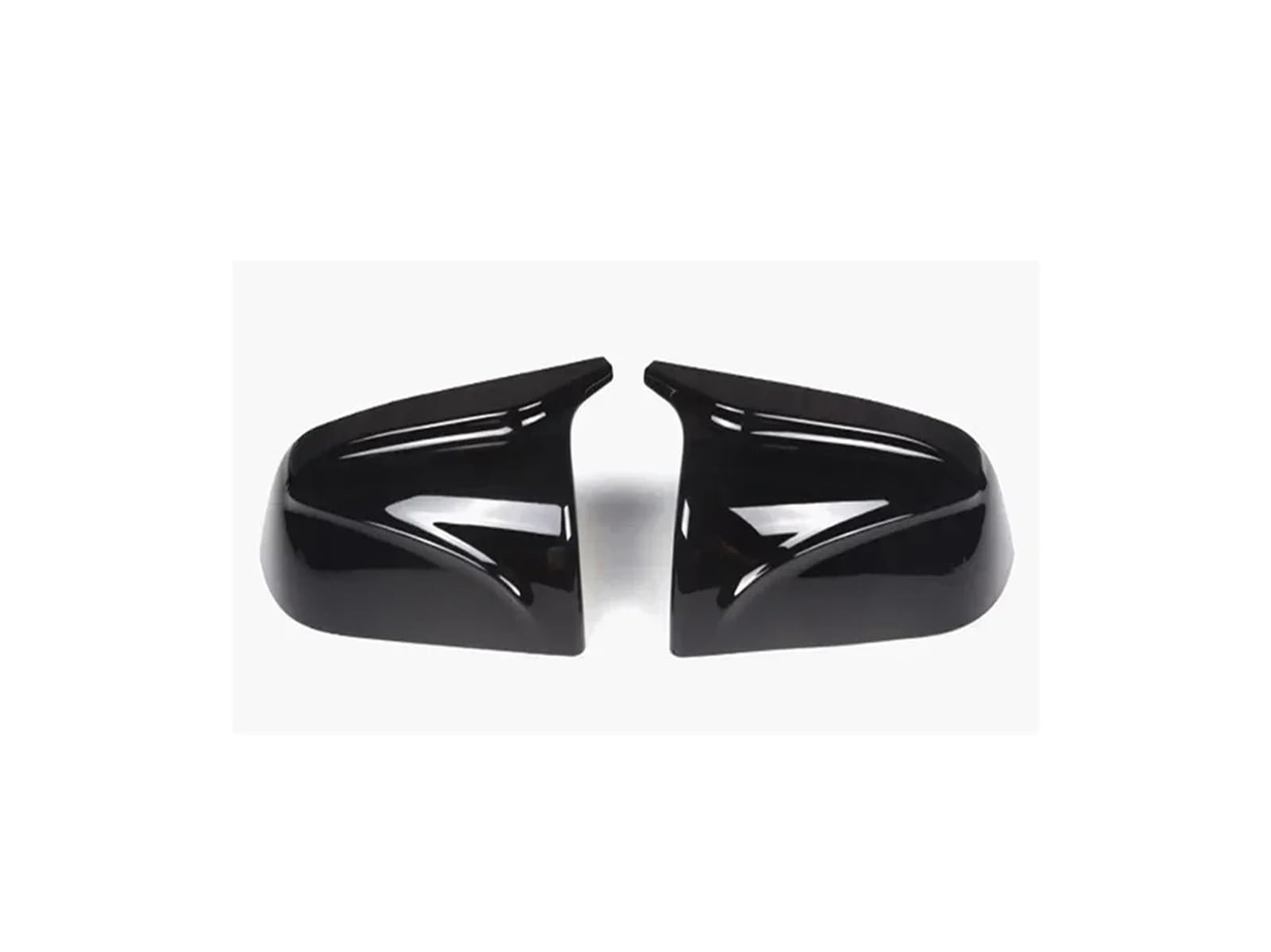 Seite Spiegel Kappen 2Pcs Für Tesla Für Model 3 2017-2020 Auto Rückspiegel Abdeckung Carbon Fiber ABS Rückspiegelkappe(1 Pair Black) von KWAYA