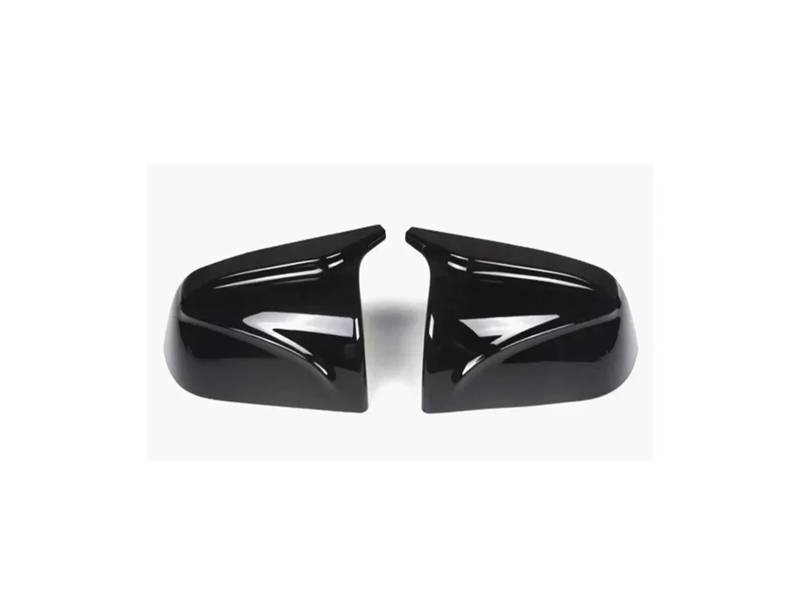 Seite Spiegel Kappen 2Pcs Für Tesla Für Model 3 2017-2020 Auto Rückspiegel Abdeckung Carbon Fiber ABS Rückspiegelkappe(1 Pair Black) von KWAYA