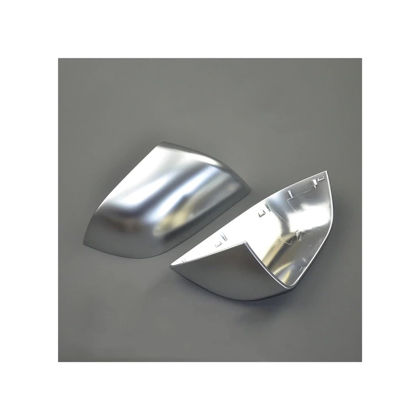 Seite Spiegel Kappen 2Pcs Für Tesla Für Modell 3 2017 2018 2019 2020 2021 2022 2023 2024 2025 Auto Rückspiegel Kappen Rückspiegelkappe(Silver) von KWAYA