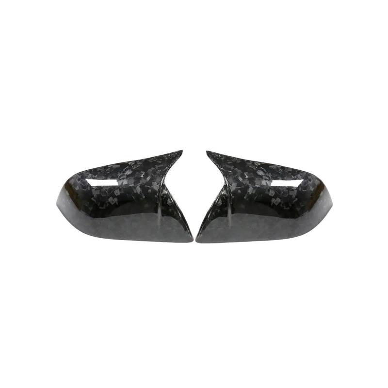 Seite Spiegel Kappen 2Pcs Für Tesla Für Modell 3 Für Modell Für Y 2019-2023 Auto Rückspiegel Shell Carbon Fiber Rückspiegelkappe(Forged Carbon Y) von KWAYA