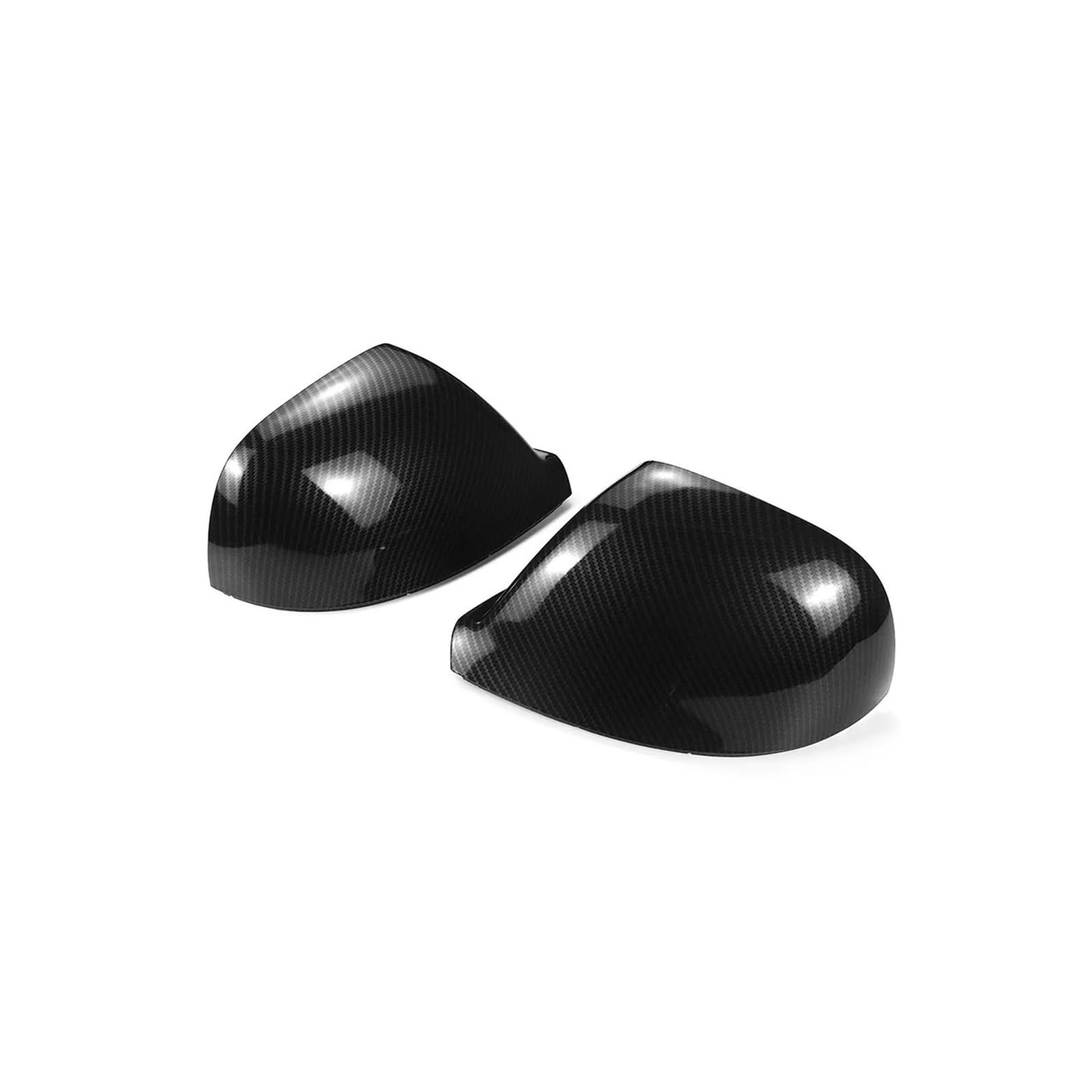 Seite Spiegel Kappen 2Pcs Für Transporter T5 T 5.1 T6 2010-2019 Auto Rück Abdeckung Kappe Schwarz Rückspiegelkappe(Carbon Fiber Look) von KWAYA