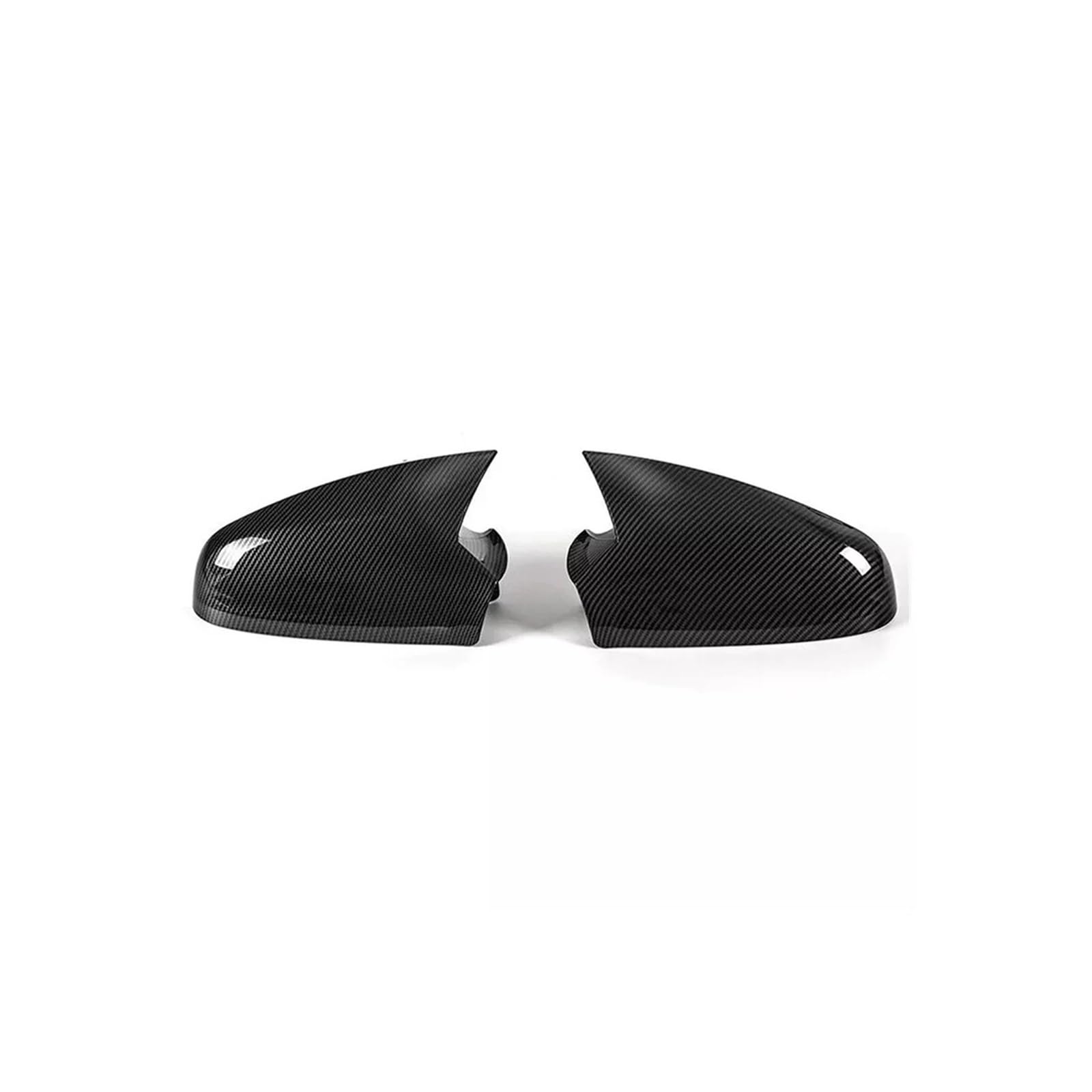 Seite Spiegel Kappen 2Pcs Für Vauxhall Für Opel Für Astra H MK5 2004-2009 Auto Seite Spiegel Abdeckung Glänzend Schwarz Rückspiegelkappe(Carbon Fiber Look) von KWAYA