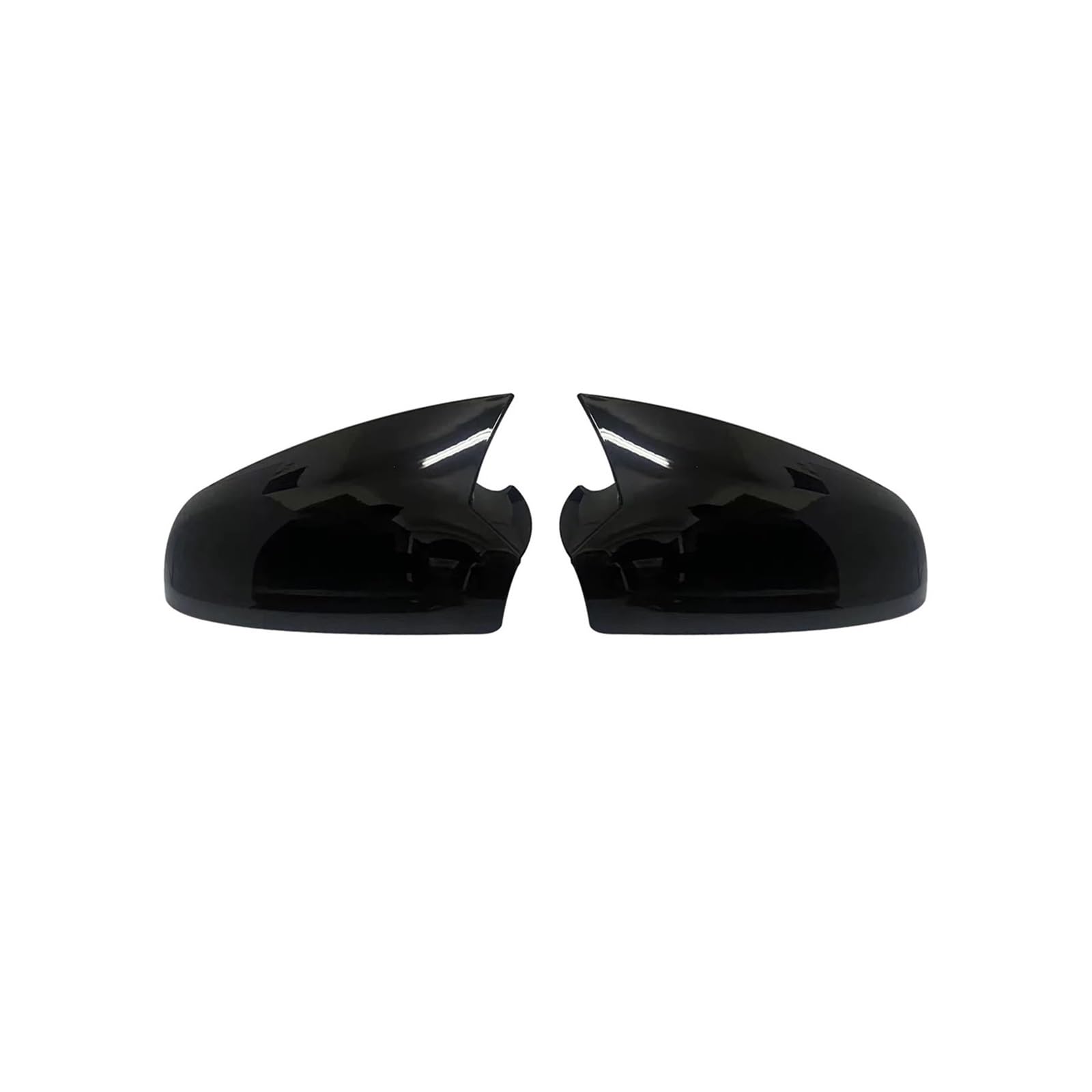 Seite Spiegel Kappen 2Pcs Für Vauxhall Für Opel Für Astra H MK5 2004-2009 Auto Seite Spiegel Abdeckung Glänzend Schwarz Rückspiegelkappe(Glossy Black) von KWAYA