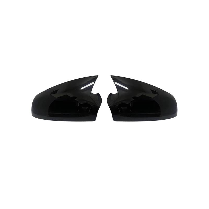 Seite Spiegel Kappen 2Pcs Für Vauxhall Für Opel Für Astra H MK5 2004-2009 Auto Seite Spiegel Abdeckung Glänzend Schwarz Rückspiegelkappe(Glossy Black) von KWAYA