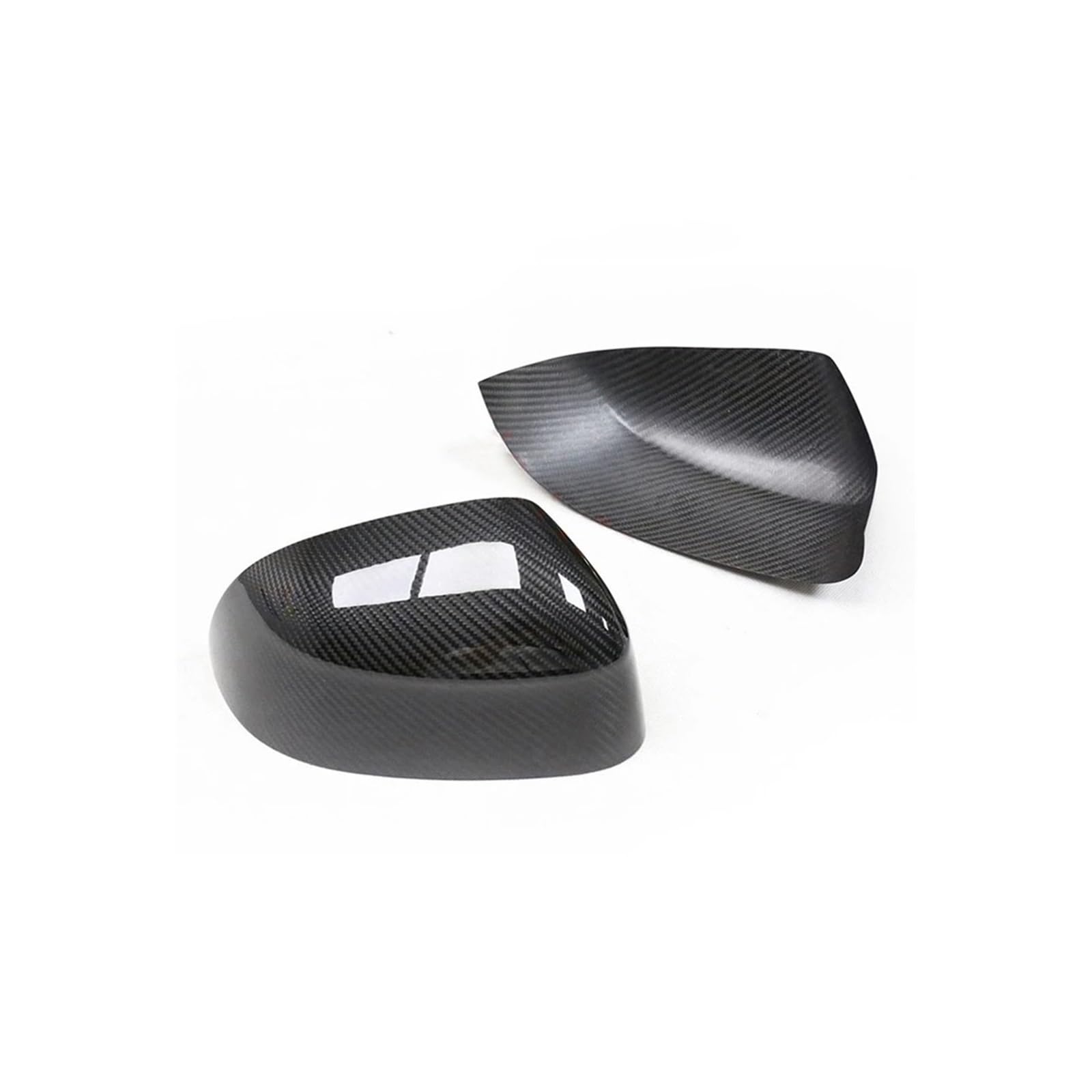 Seite Spiegel Kappen 2Pcs Für X3 Für X4 Für X5 Für X6 Für X7 G01 G02 G05 G06 G07 2018-2022 Auto Rückspiegel Abdeckung Carbon Faser Rückspiegelkappe(A Add On Style) von KWAYA