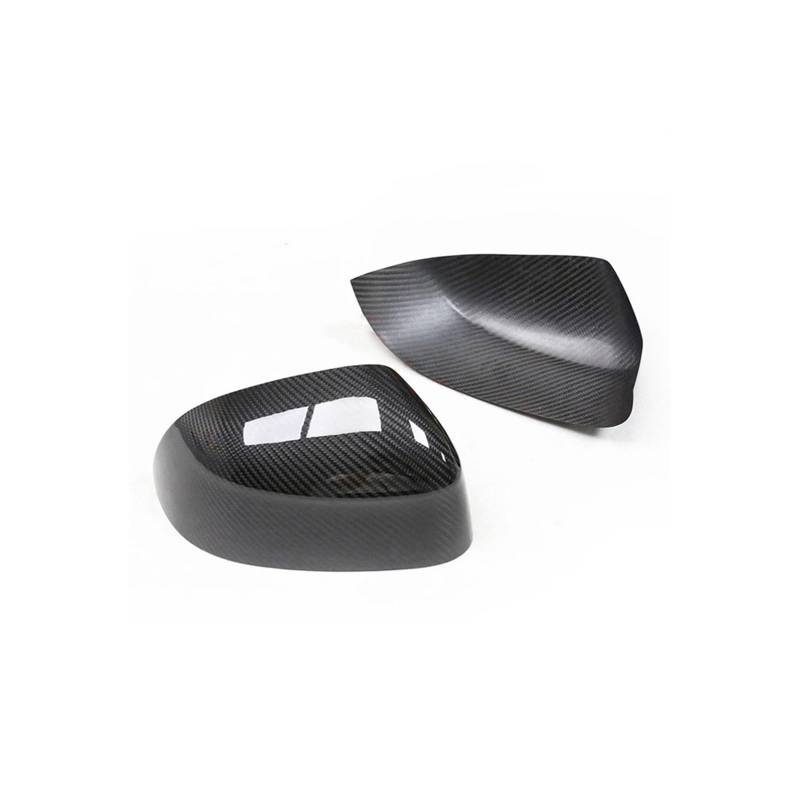 Seite Spiegel Kappen 2Pcs Für X3 Für X4 Für X5 Für X6 Für X7 G01 G02 G05 G06 G07 2018-2022 Auto Rückspiegel Abdeckung Carbon Faser Rückspiegelkappe(A Add On Style) von KWAYA