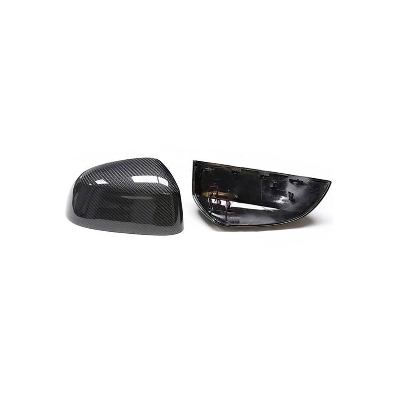 Seite Spiegel Kappen 2Pcs Für X3 Für X4 Für X5 Für X6 Für X7 G01 G02 G05 G06 G07 2018-2022 Auto Rückspiegel Abdeckung Carbon Faser Rückspiegelkappe(B Replacement Style) von KWAYA