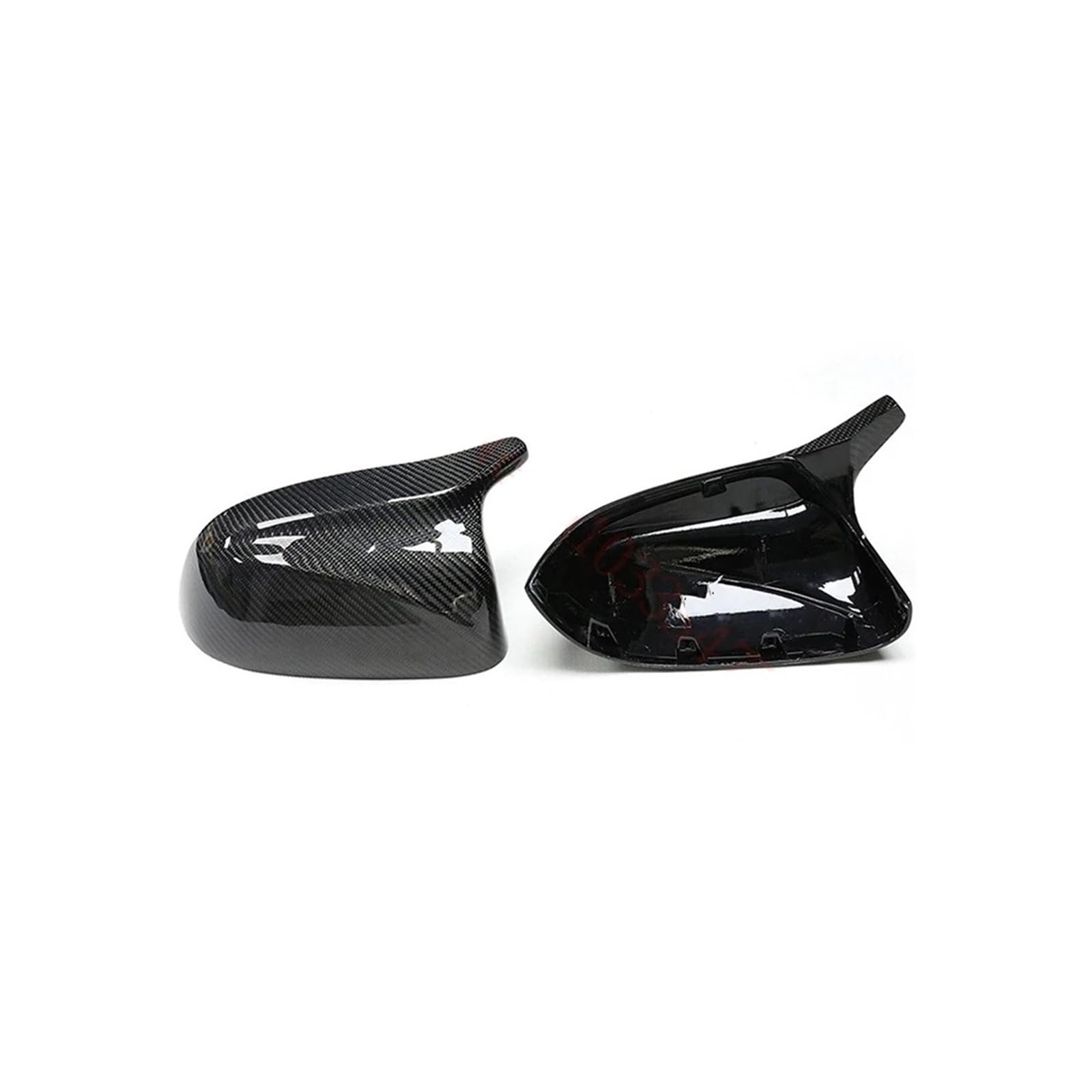 Seite Spiegel Kappen 2Pcs Für X3 Für X4 Für X5 Für X6 Für X7 G01 G02 G05 G06 G07 2018-2022 Auto Rückspiegel Abdeckung Carbon Faser Rückspiegelkappe(C Replacement Style) von KWAYA