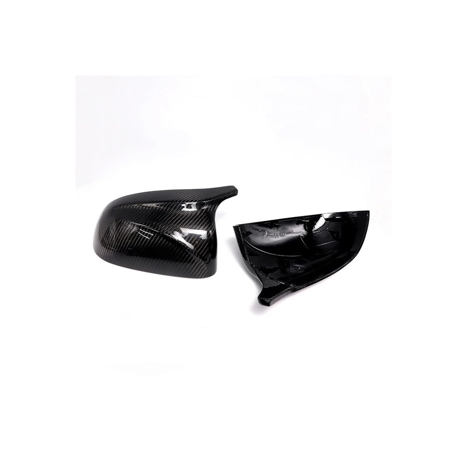 Seite Spiegel Kappen 2Pcs Für X3 Für X4 Für X5 Für X6 Für X7 G01 G02 G05 G06 G07 2018-2022 Auto Rückspiegel Abdeckung Carbon Faser Rückspiegelkappe(Carbon Fiber) von KWAYA