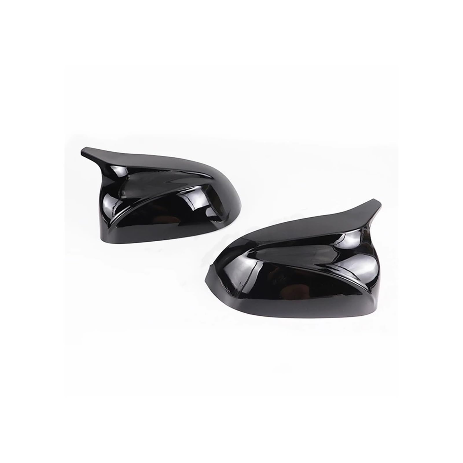 Seite Spiegel Kappen 2Pcs Für X3 G01 Für X4 G02 Für X5 G05 2018-2022 Auto Rückspiegel Kappen Schwarz Rückspiegelkappe(Black) von KWAYA