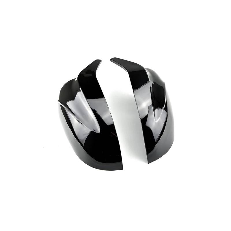 Seite Spiegel Kappen 2Pcs Für X3 G01 Für X4 G02 Für X5 G05 Für X6 G06 Für X7 G07 2018-2022 Auto Rückspiegel Abdeckung Rückspiegelkappe(Bright Black) von KWAYA