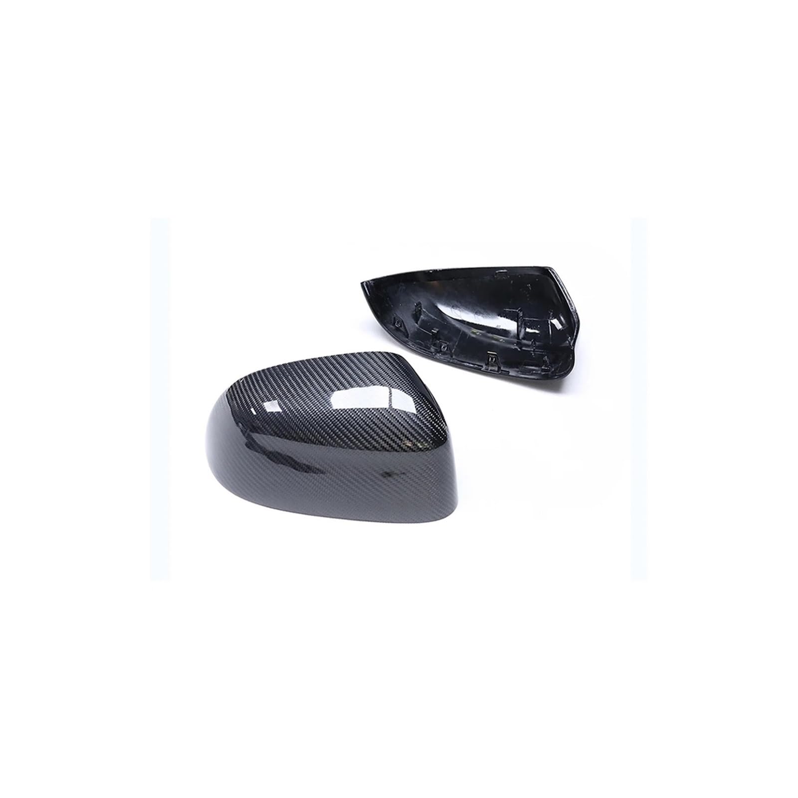Seite Spiegel Kappen 2Pcs Für X3 G01 G08 Für X4 G02 Für X5 G05 Für X6 G06 Für X7 G07 2019-2022 Auto Hinten Spiegel Abdeckung Carbon Faser Rückspiegelkappe(Style A) von KWAYA