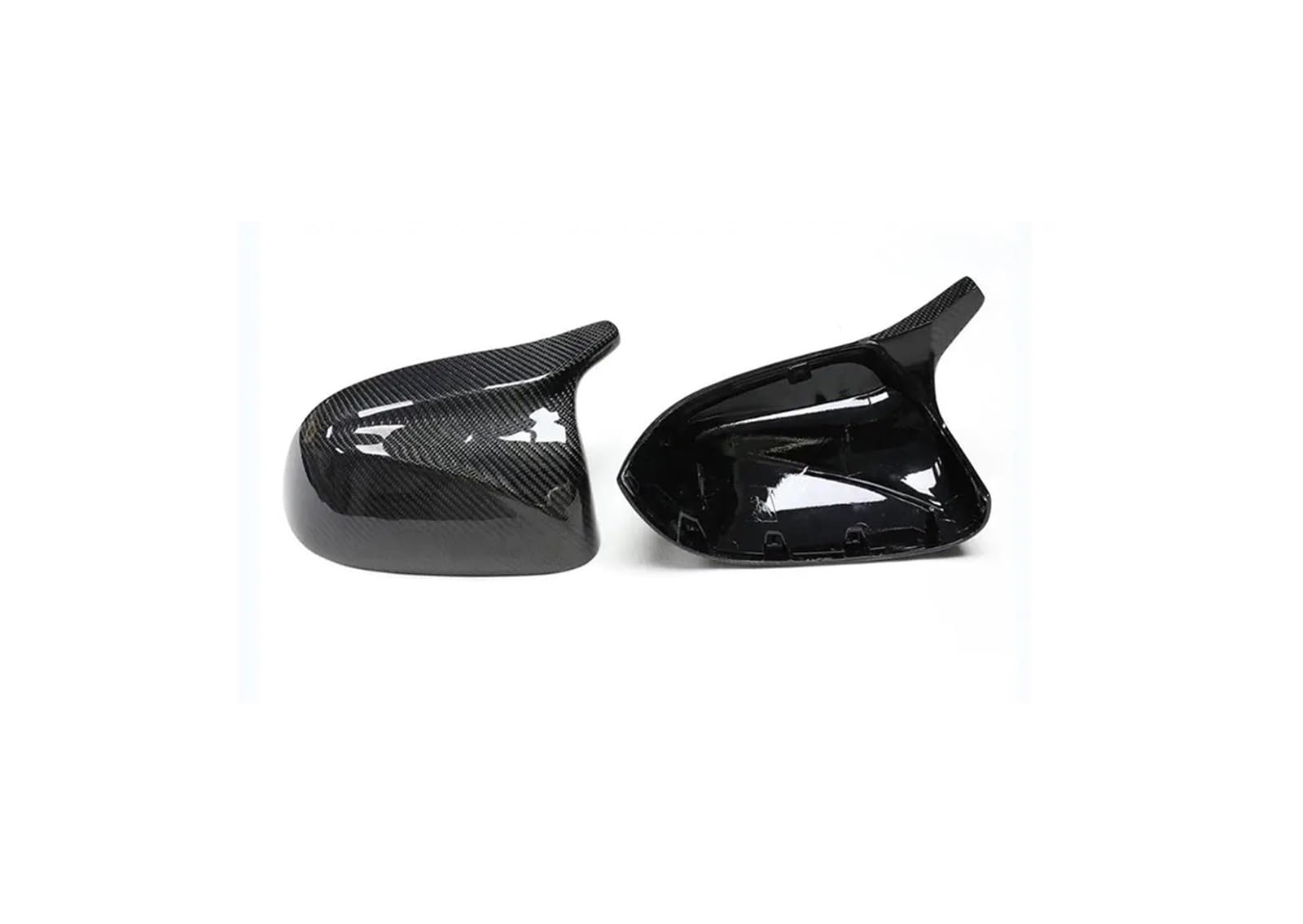Seite Spiegel Kappen 2Pcs Für X3 G01 G08 Für X4 G02 Für X5 G05 Für X6 G06 Für X7 G07 2019-2022 Auto Hinten Spiegel Abdeckung Carbon Faser Rückspiegelkappe(Style B) von KWAYA