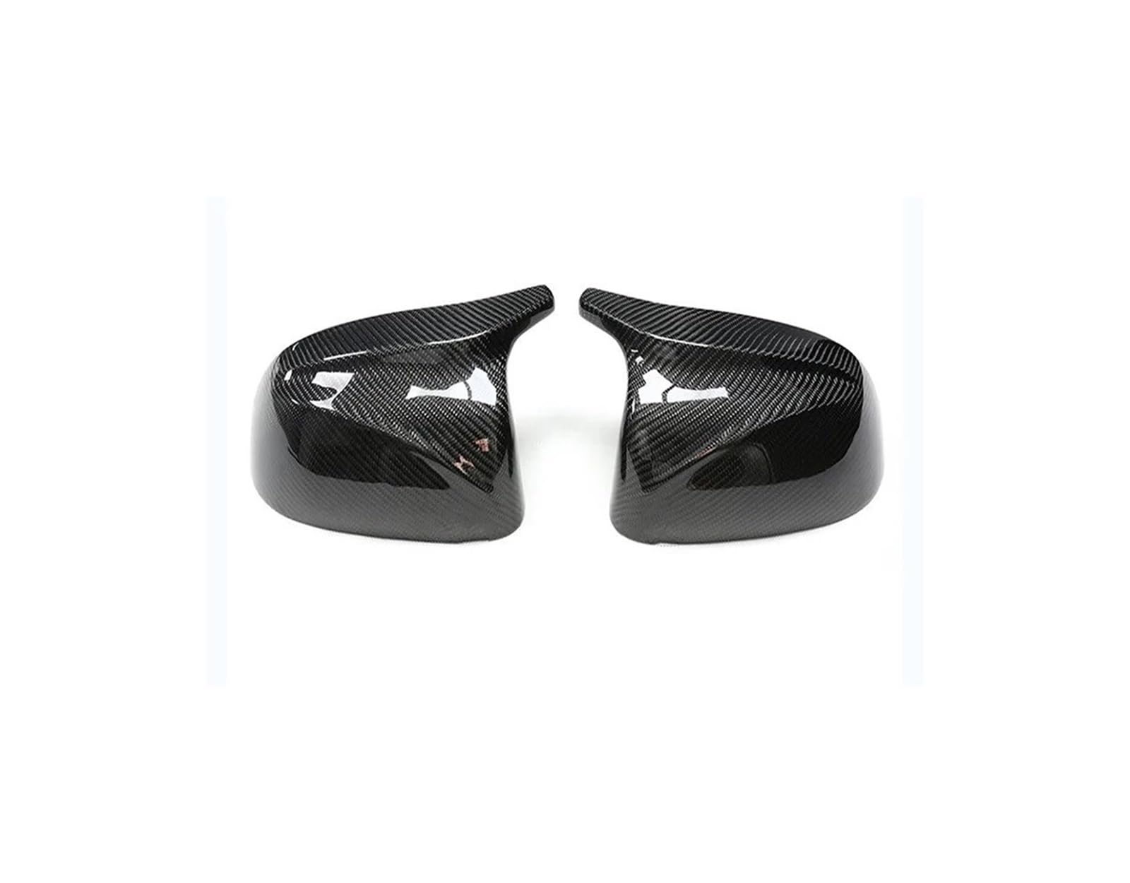 Seite Spiegel Kappen 2Pcs Für X3 G01 G08 Für X4 G02 Für X5 G05 Für X6 G06 Für X7 G07 2019-2022 Auto Hinten Spiegel Abdeckung Carbon Faser Rückspiegelkappe(Style C) von KWAYA